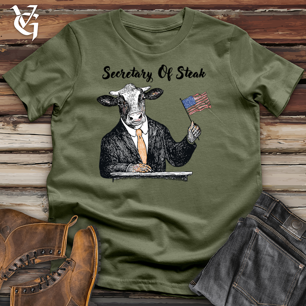 Viking Goods Secretary of Steak Softstyle Tee Military Green / L