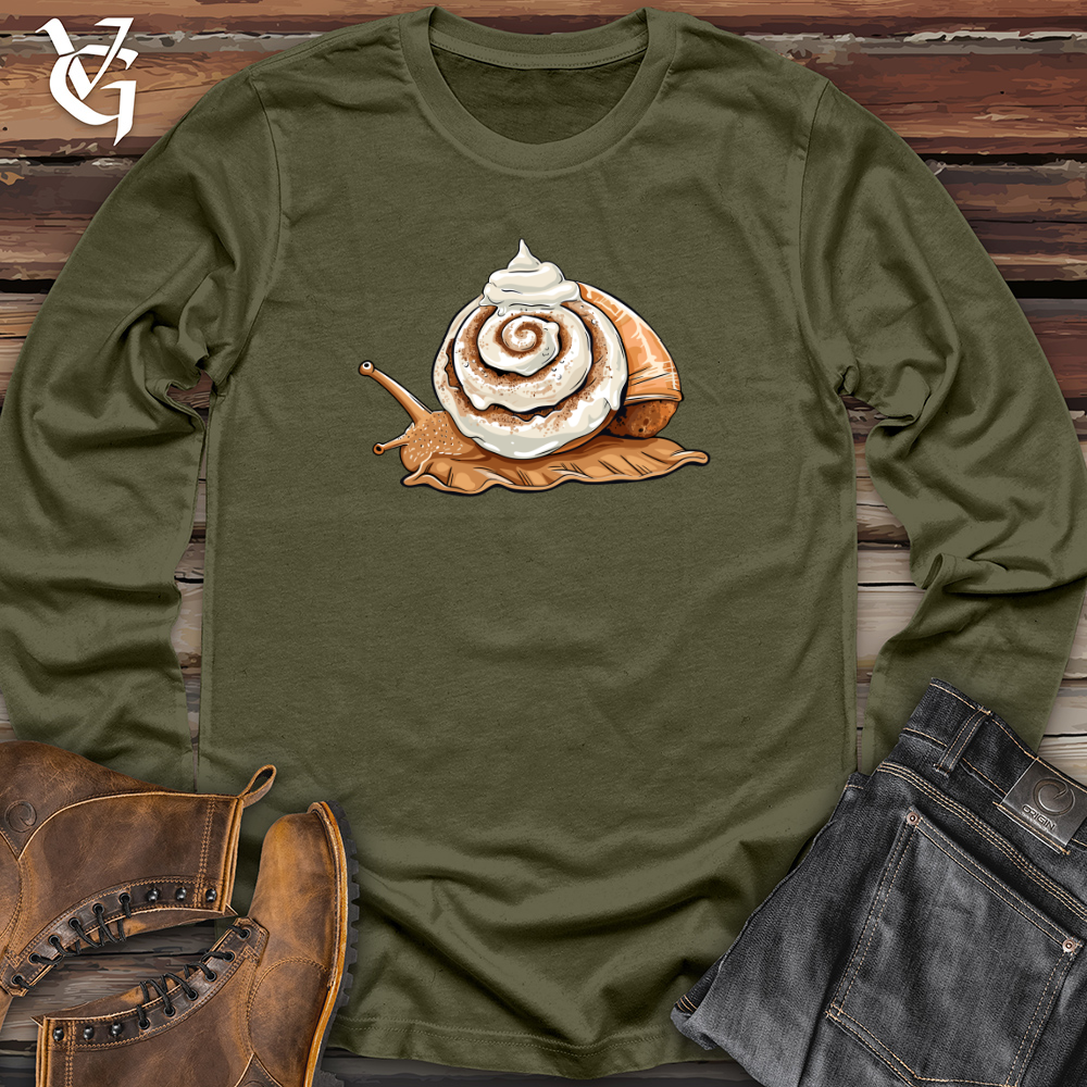 Viking Goods Snail Cinnamon Delight Long Sleeve Military Green / L