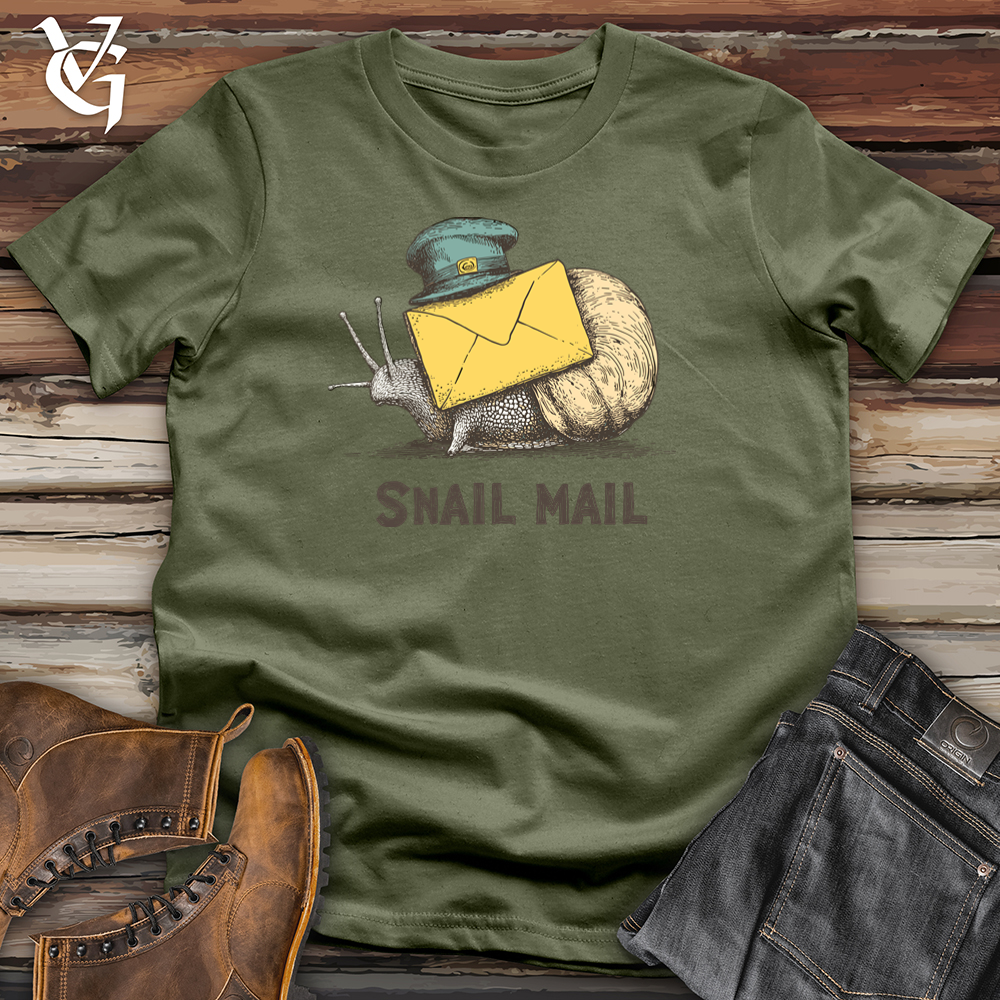 Viking Goods Snail Mail Softstyle Tee Military Green / L