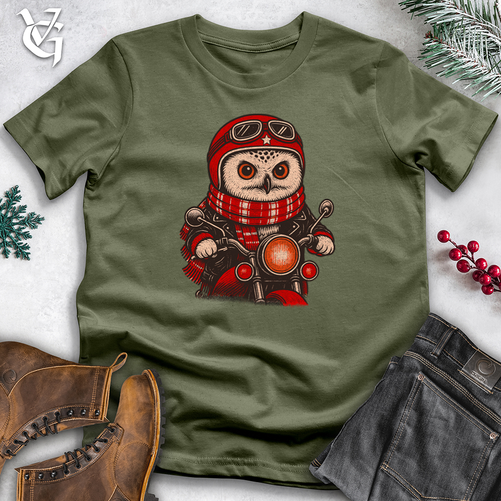 Viking Goods Snowy Owl Tee Military Green / L