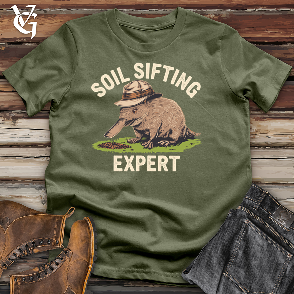 Viking Goods Soil Sifting Expert Softstyle Tee Military Green / L
