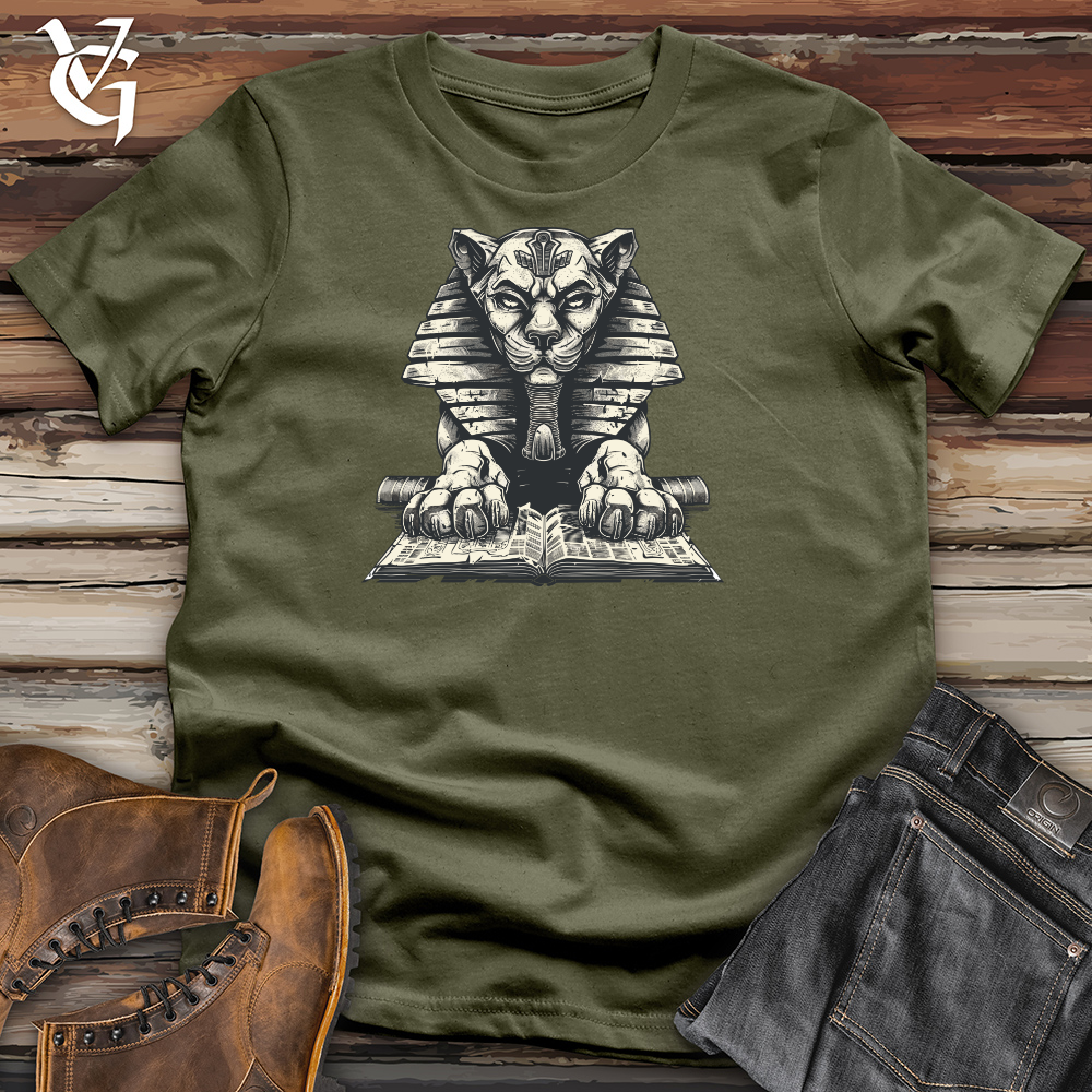 Viking Goods Sphinx Riddle Masterpiece Cotton Tee Military Green / L