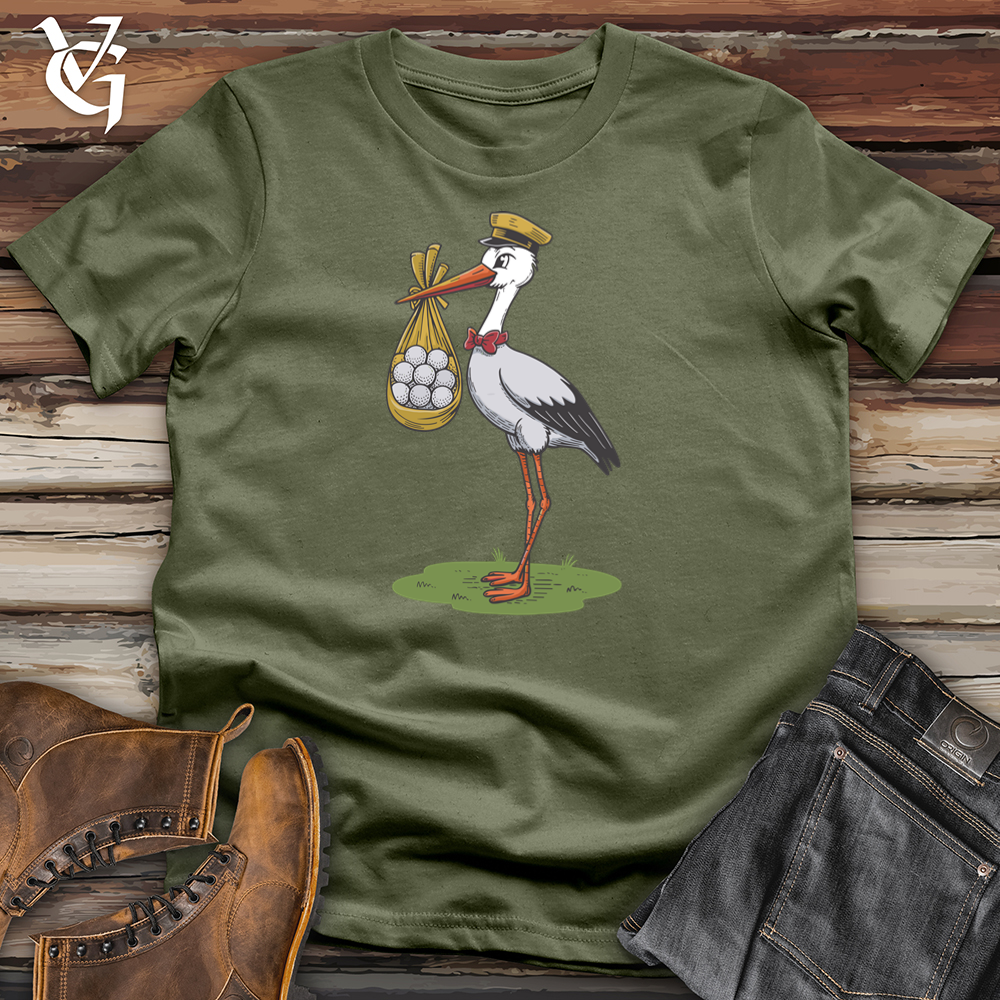 Viking Goods Stork Savior Softstyle Tee Military Green / L