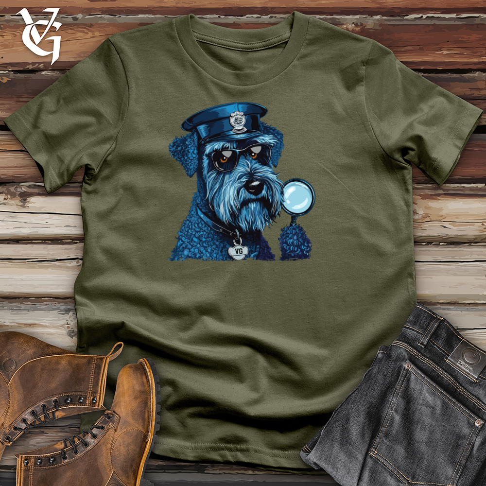 Viking Goods Terrier Police Detective Cotton Tee Military Green / L