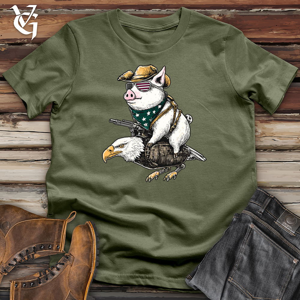 Viking Goods Thunderbird Pig Softstyle Tee Military Green / L