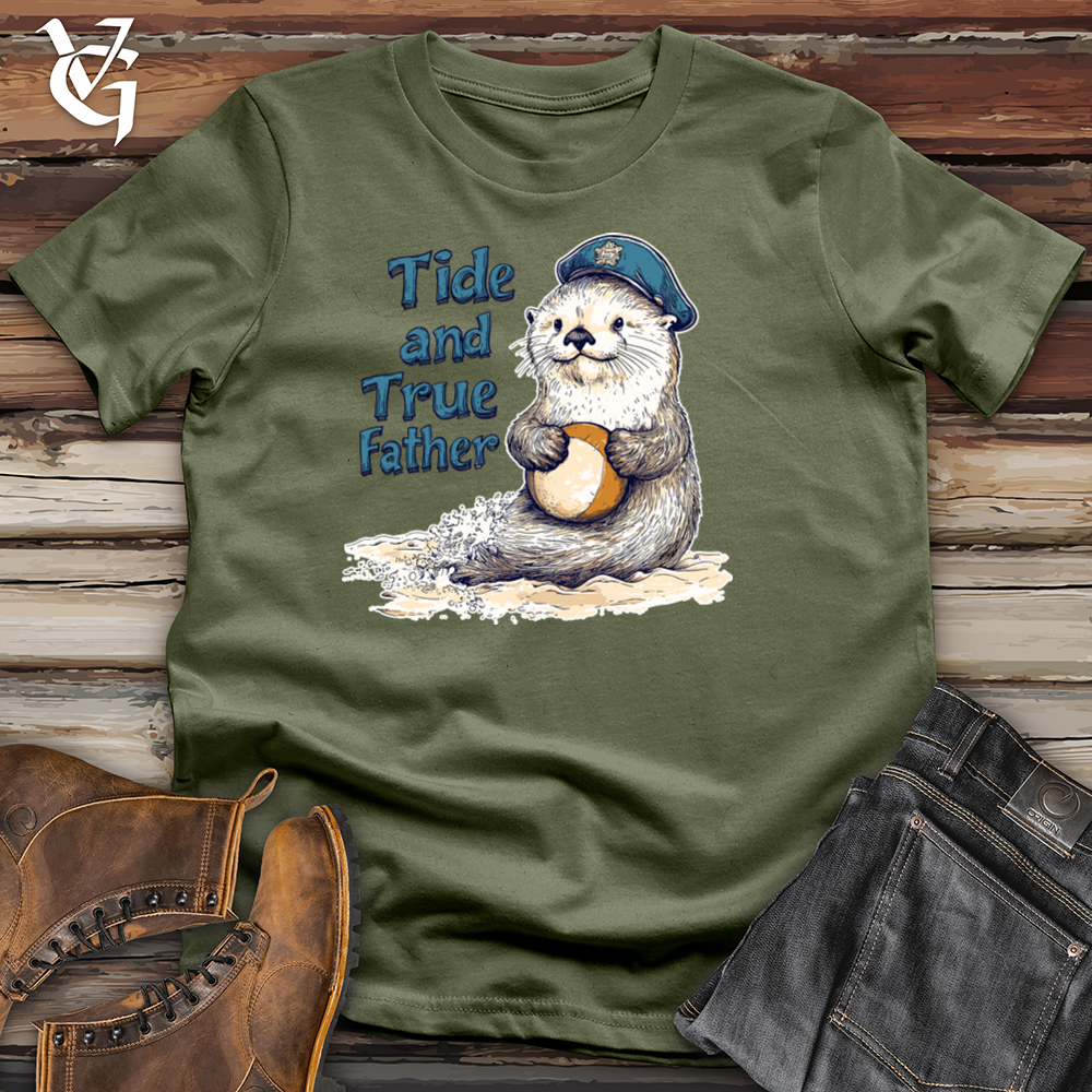 Viking Goods Tide and True Father Softstyle Tee Military Green / L
