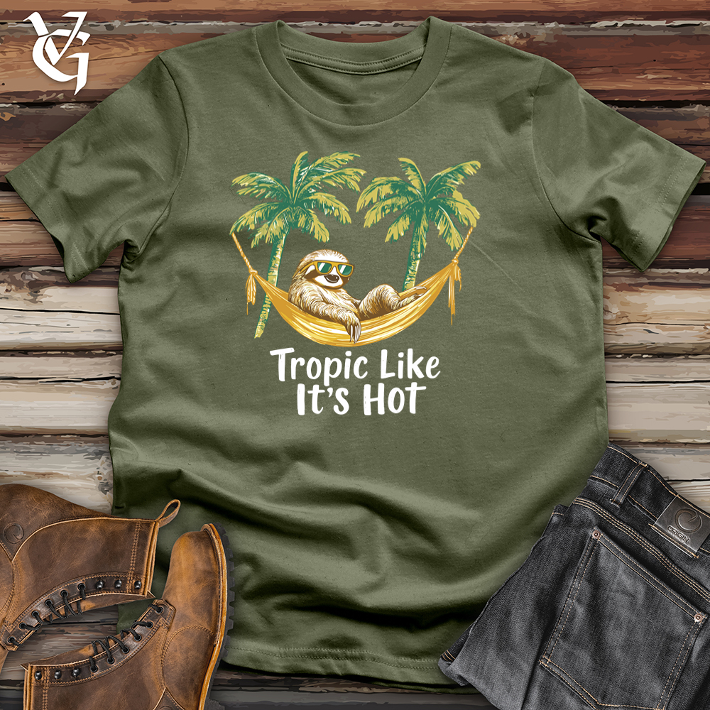 Viking Goods Tropic Like It's Hot Softstyle Tee Military Green / L