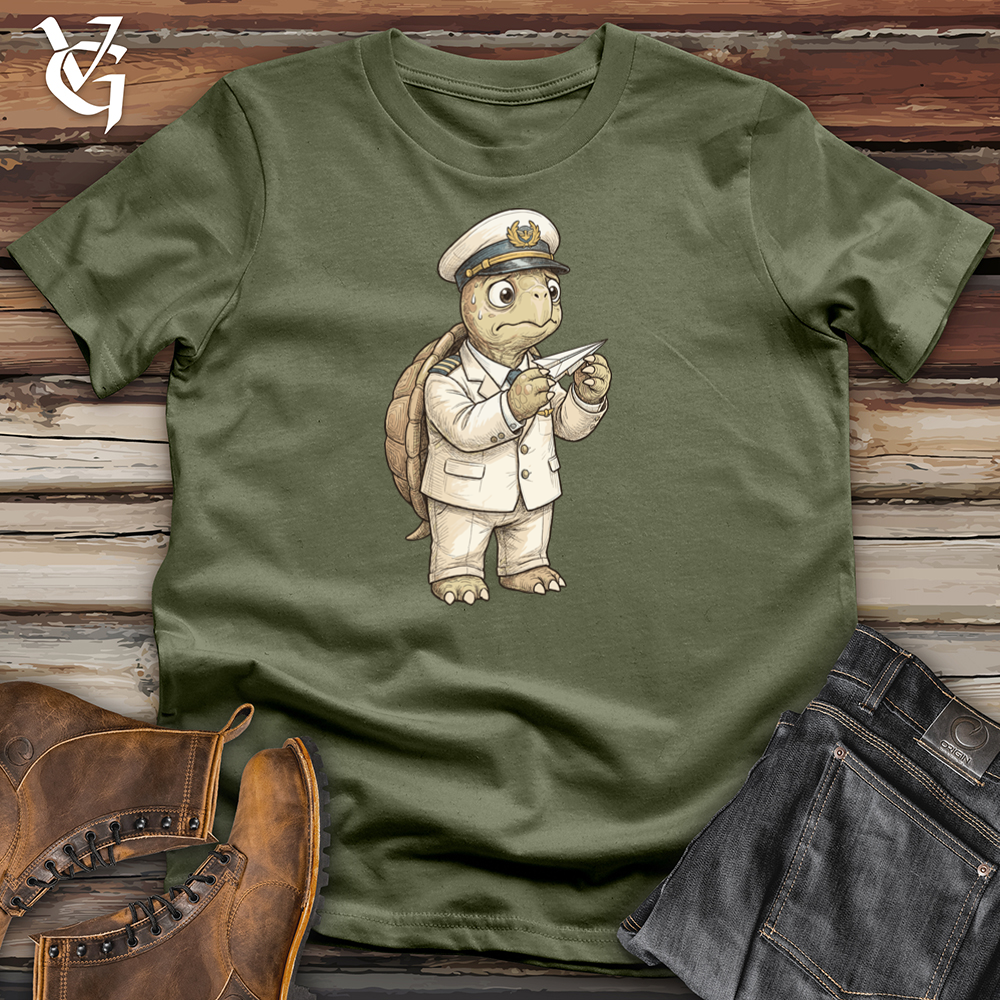 Viking Goods Turtle Pilot Tee Military Green / L