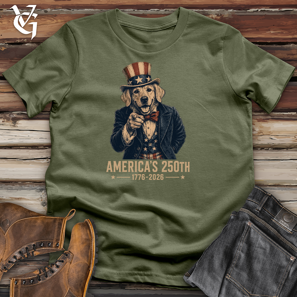 Viking Goods Uncle Sam Dog Softstyle Tee Military Green / L