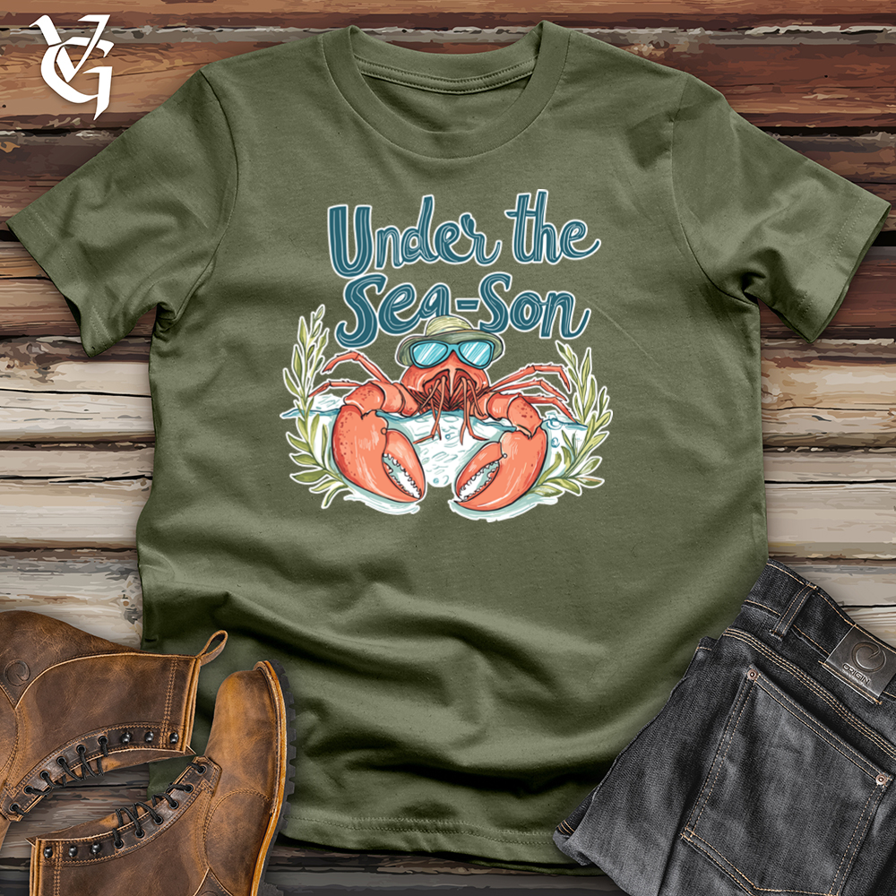 Viking Goods Under the Sea-Son Softstyle Tee Military Green / L