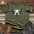 Viking Goods Vintage Winged Swine Cotton Tee Military Green / L