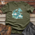 Viking Goods Water Dragon Serenity Cotton Tee Military Green / L