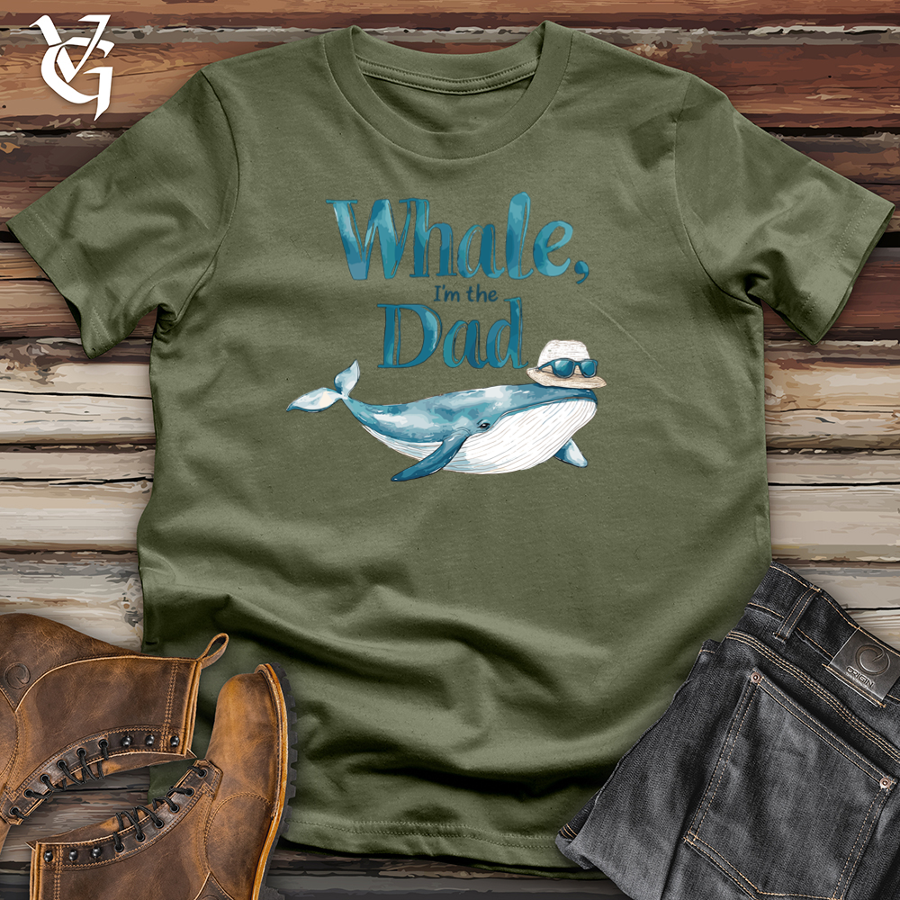 Viking Goods Whale, I'm the Dad Softstyle Tee Military Green / L