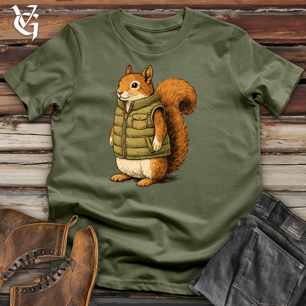 Viking Goods Winter Squirrel Tee Military Green / L