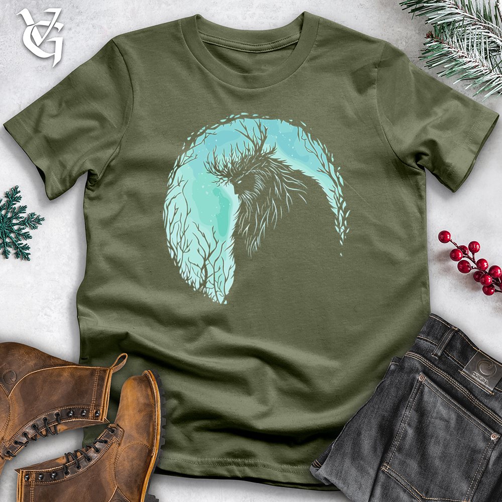 Viking Goods Winter Viking King Softstyle Tee Military Green / L
