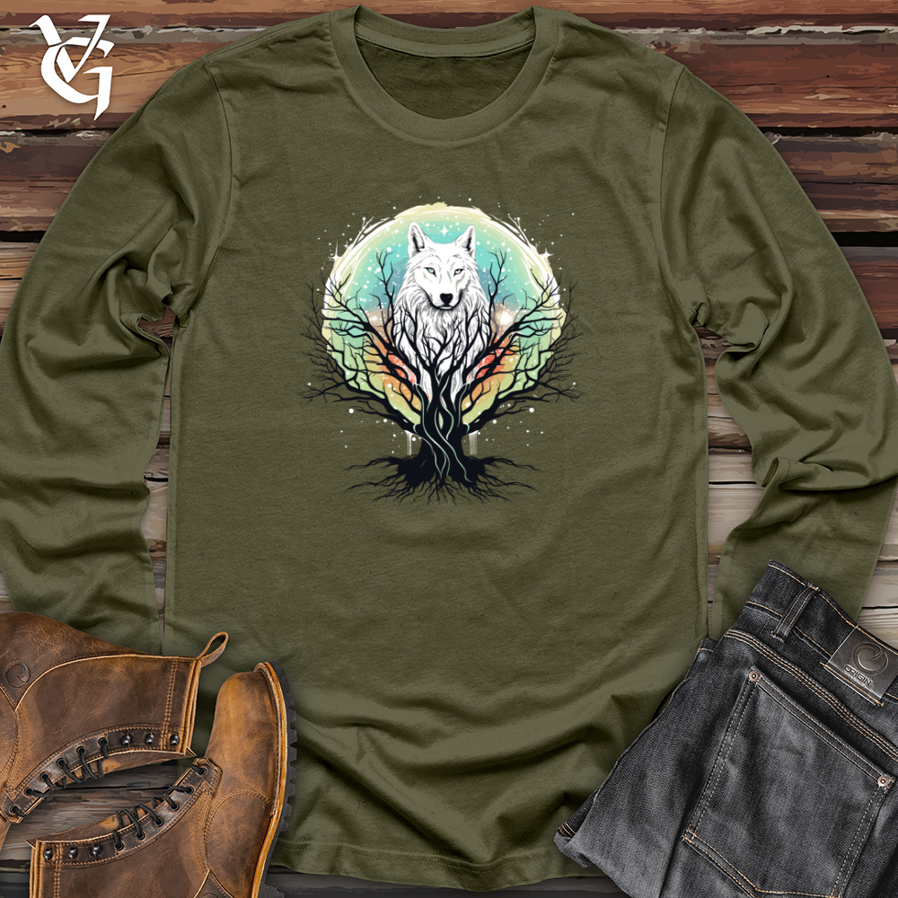 Viking Goods Wolf Spirit Harmony Long Sleeve Military Green / L