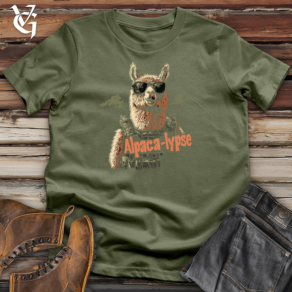 Viking Goods Alpacalypse Softstyle Tee Military Green / S