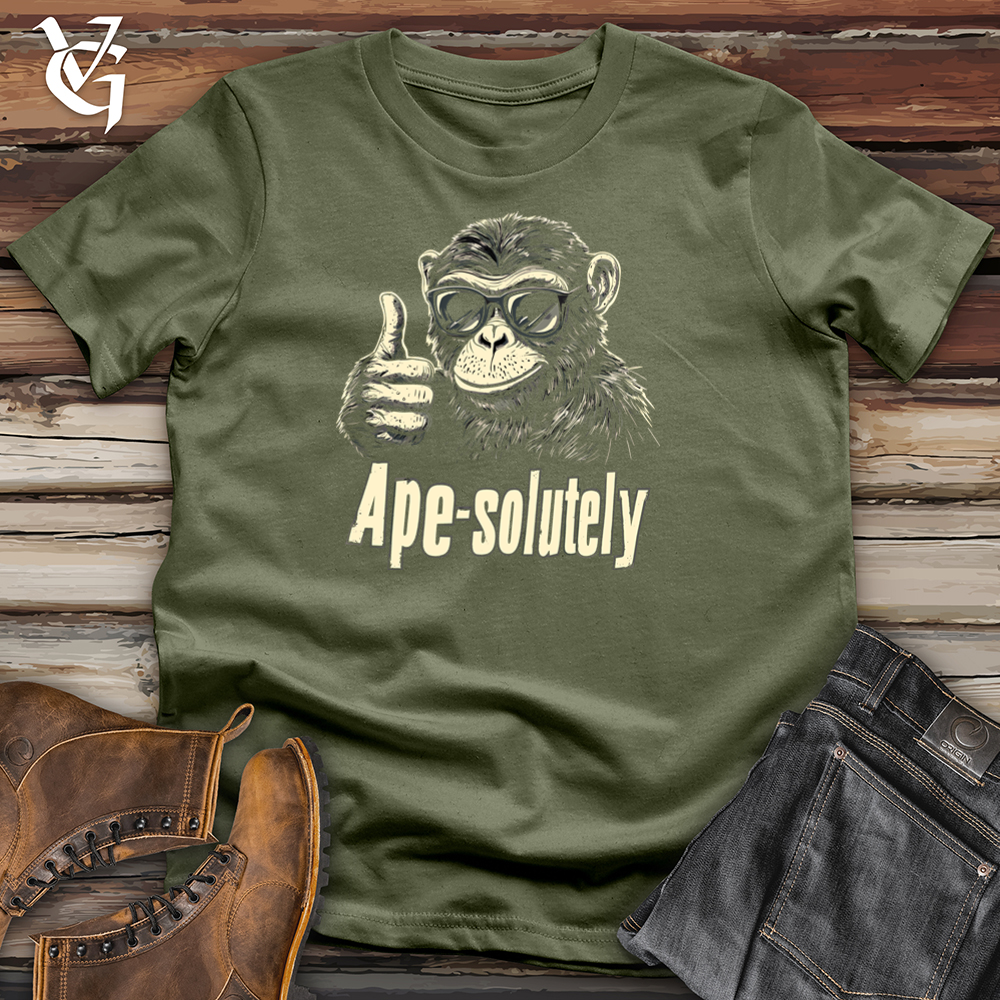 Viking Goods Ape-Solutely Softstyle Tee Military Green / S