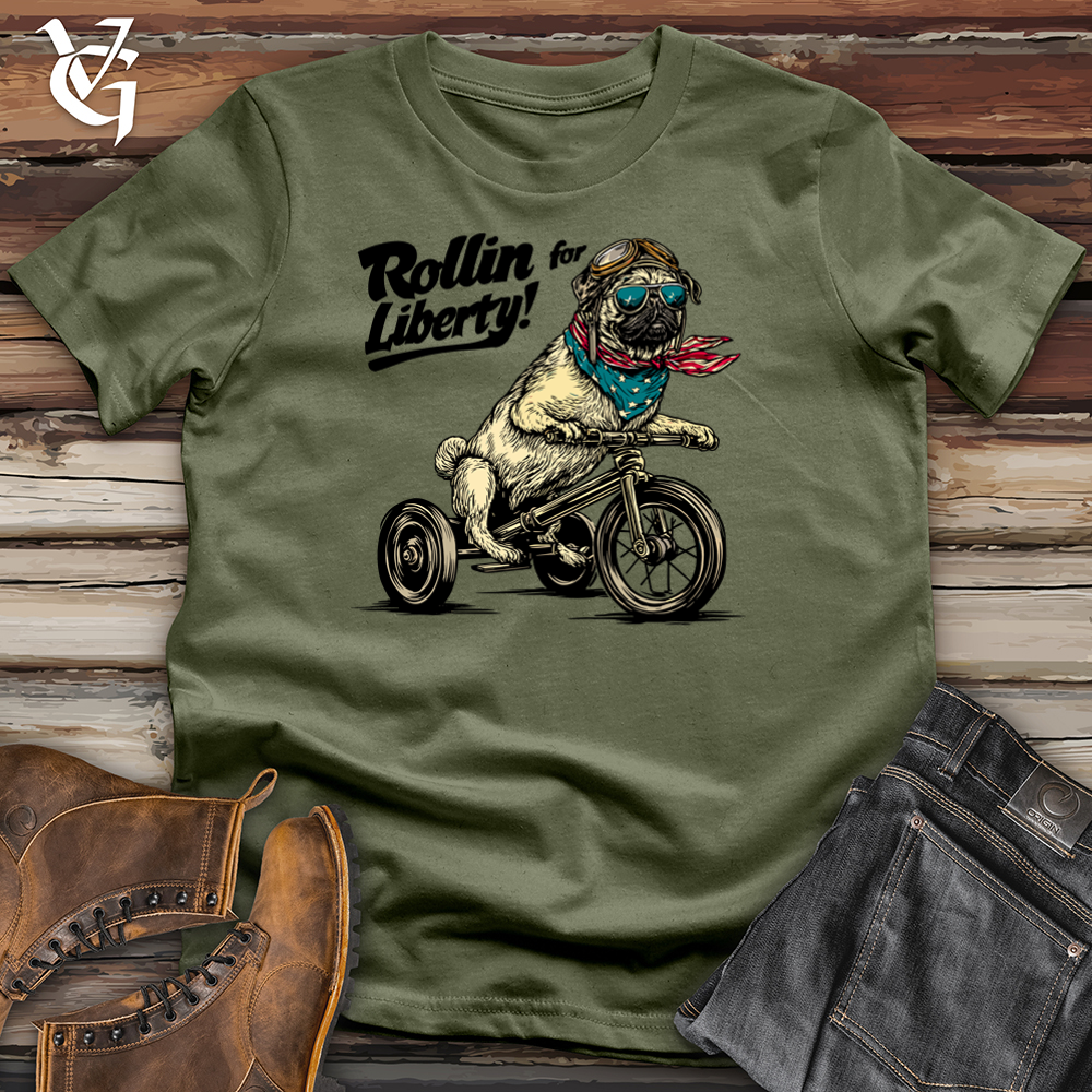 Viking Goods Aviator Cap Riding Softstyle Tee Military Green / S