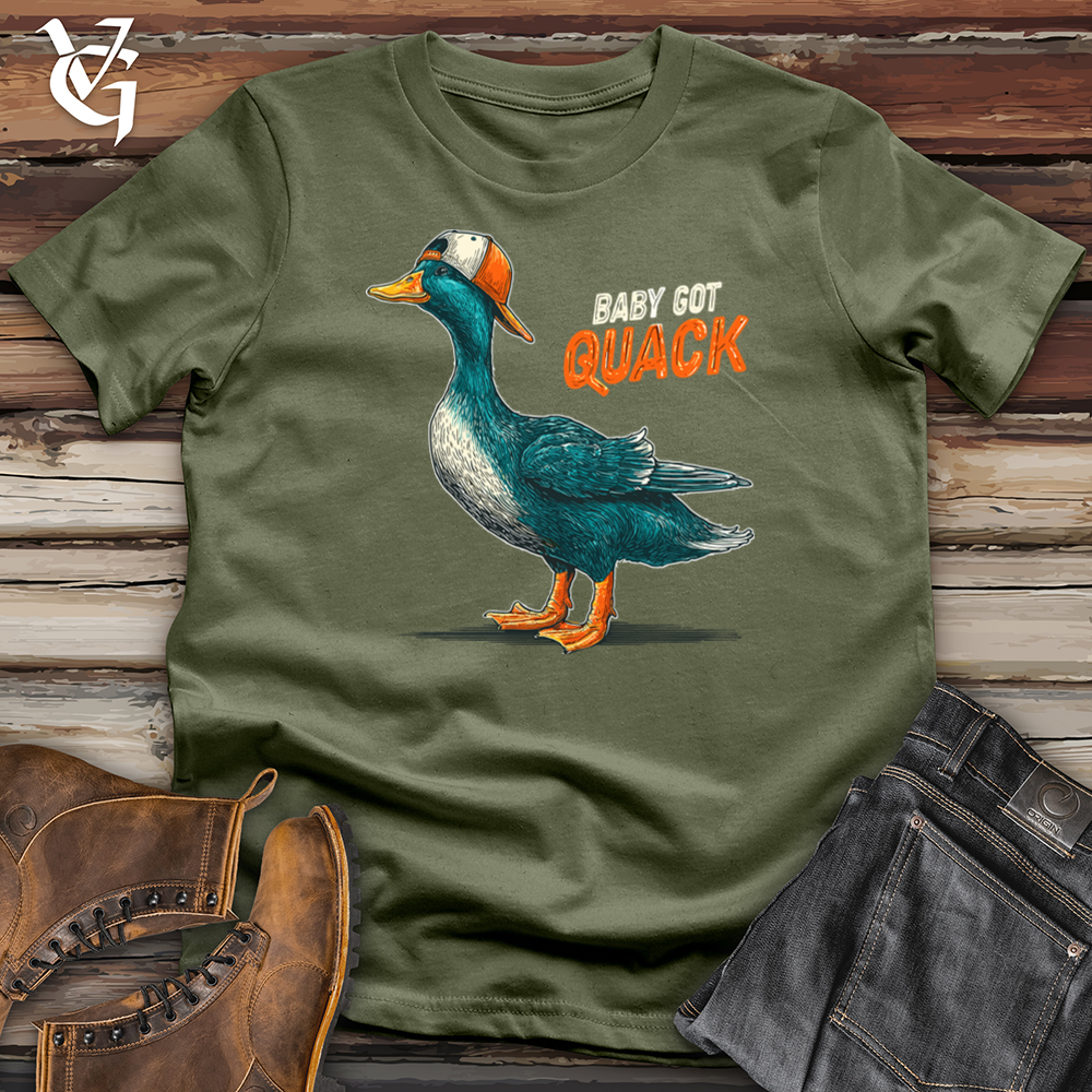 Viking Goods Baby Got Quack Softstyle Tee Military Green / S