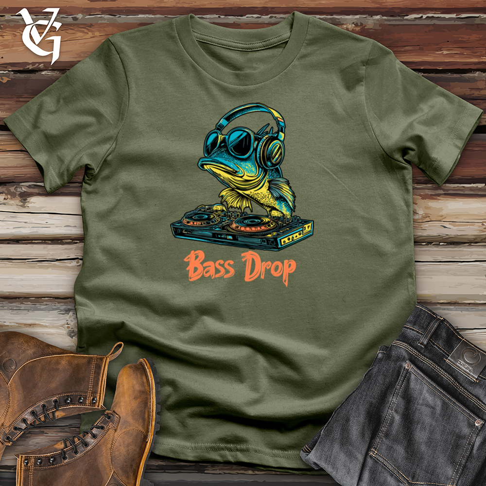 Viking Goods Bass Drop Softstyle Tee Military Green / S