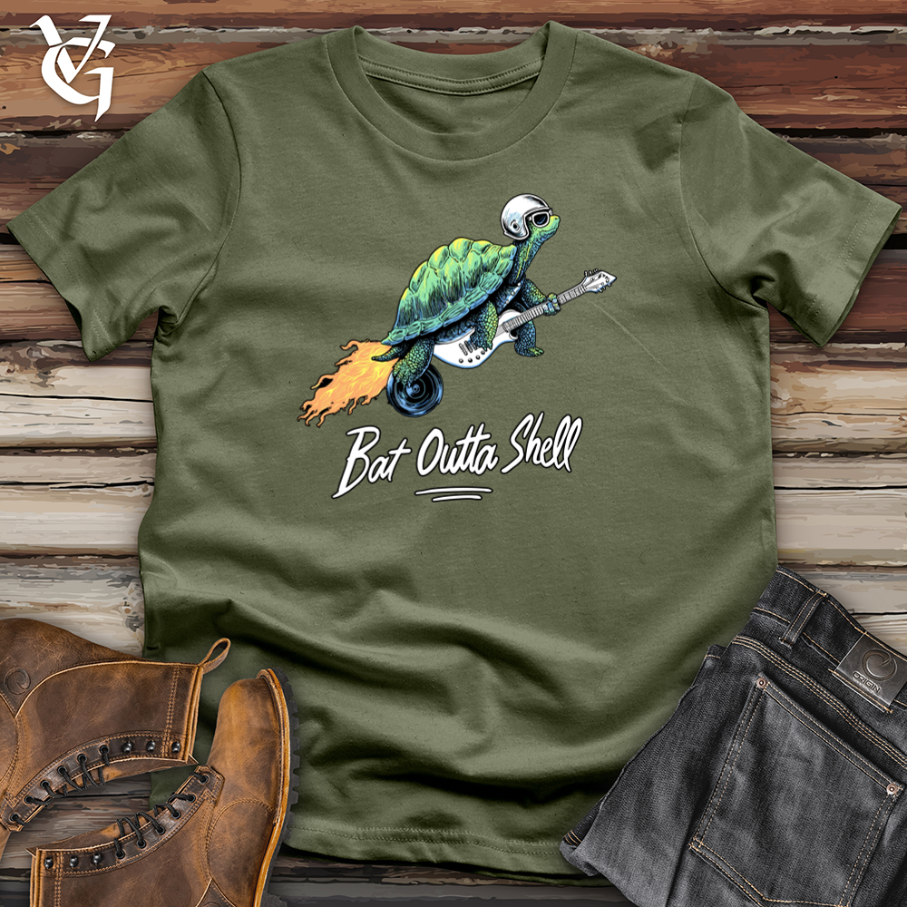Viking Goods Bat Outta Shell Turtle Softstyle Tee Military Green / S