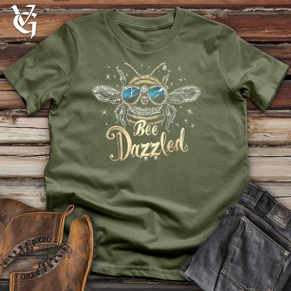 Viking Goods Bee Dazzled Softstyle Tee Military Green / S