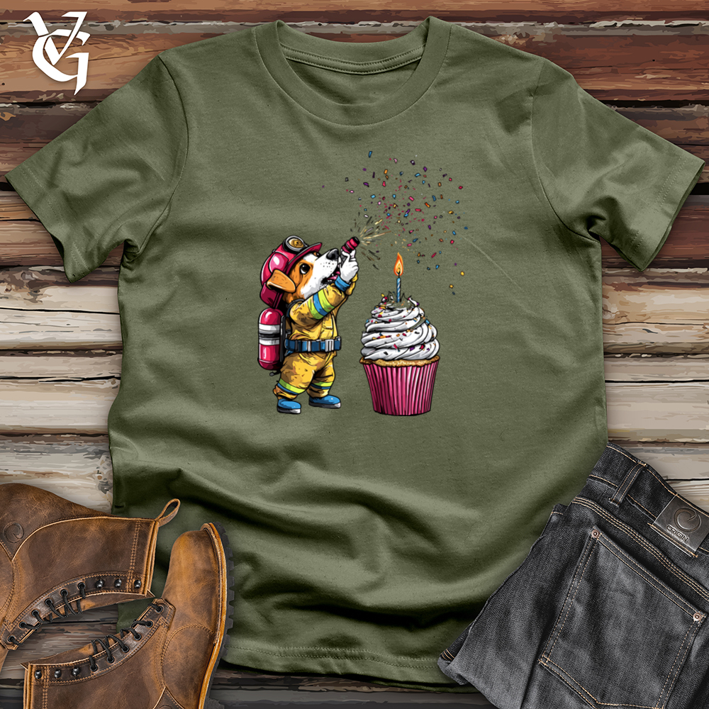 Viking Goods Birthday Rescue Dog Softstyle Tee Military Green / S