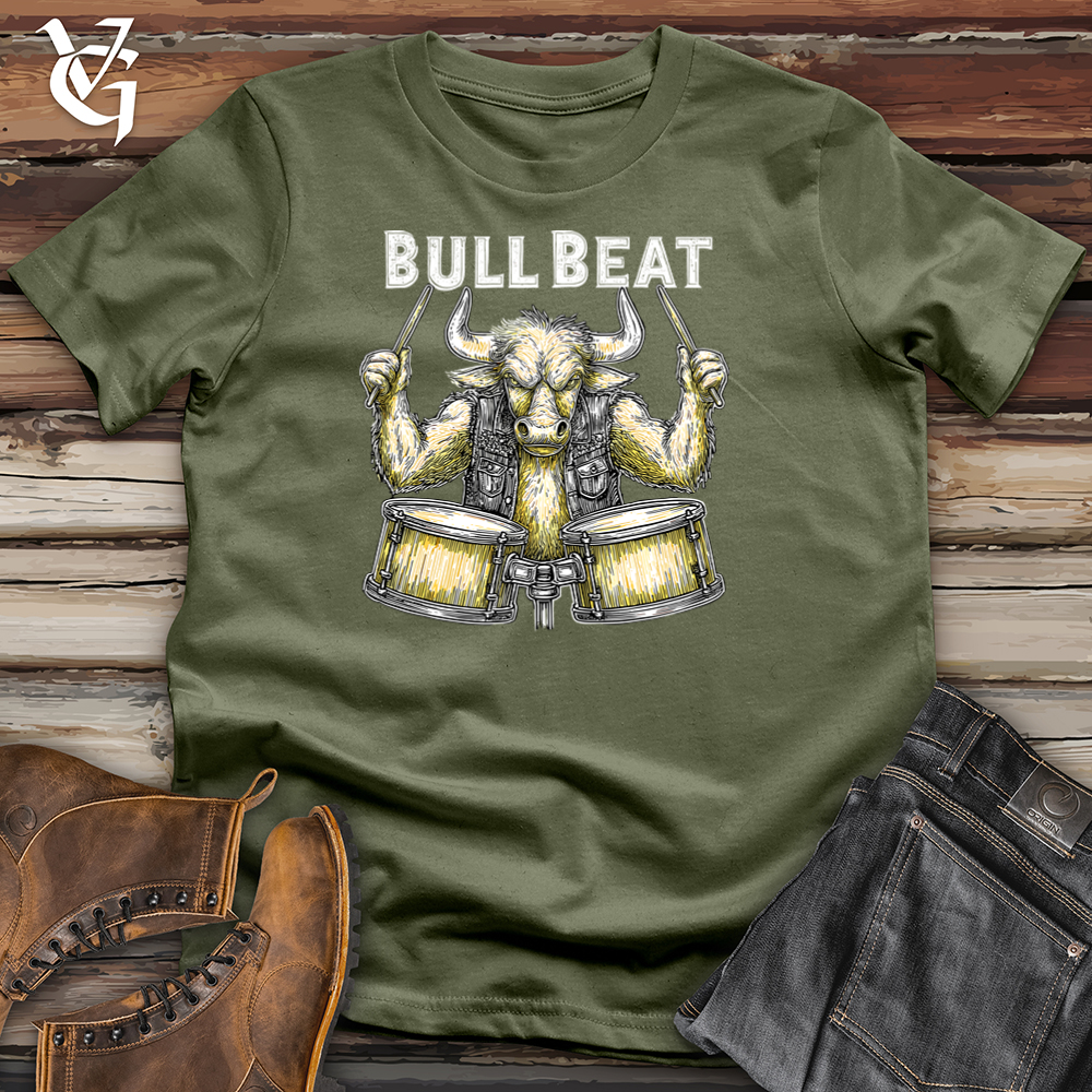 Viking Goods Bulls Beat Softstyle Tee Military Green / S
