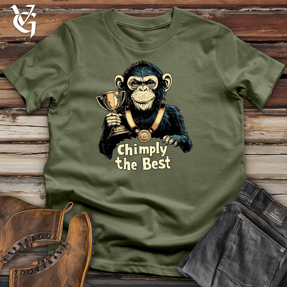 Viking Goods Chimply The Best Softstyle Tee Military Green / S