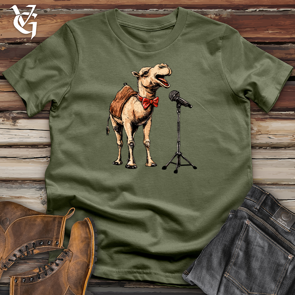 Viking Goods Comedy Camel Softstyle Tee Military Green / S