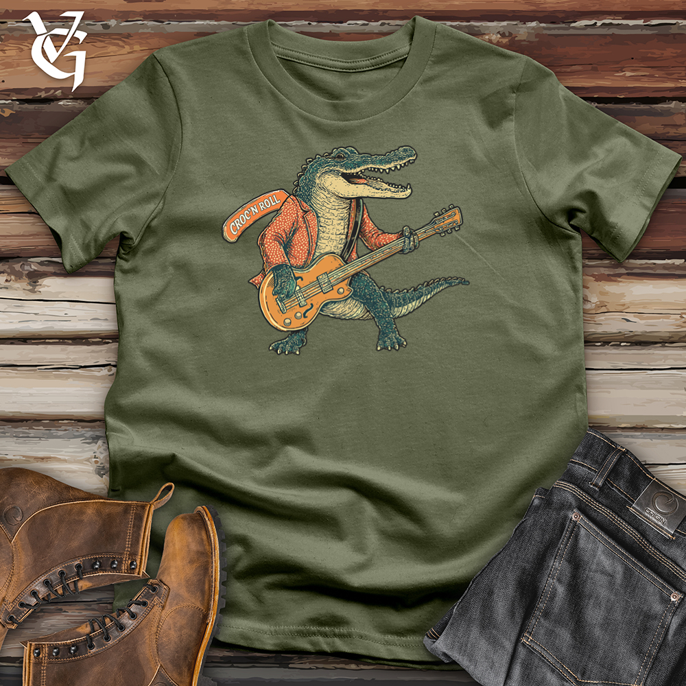Viking Goods Croc'n Roll Softstyle Tee Military Green / S