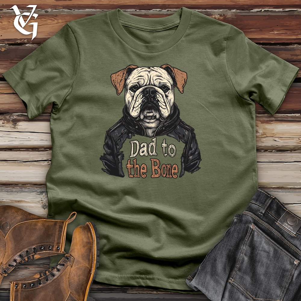 Viking Goods Dad to the Bone Softstyle Tee Military Green / S