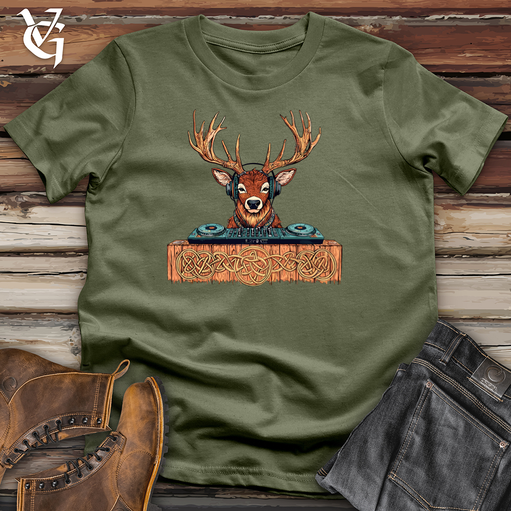 Viking Goods Deer Music Softstyle Tee Military Green / S