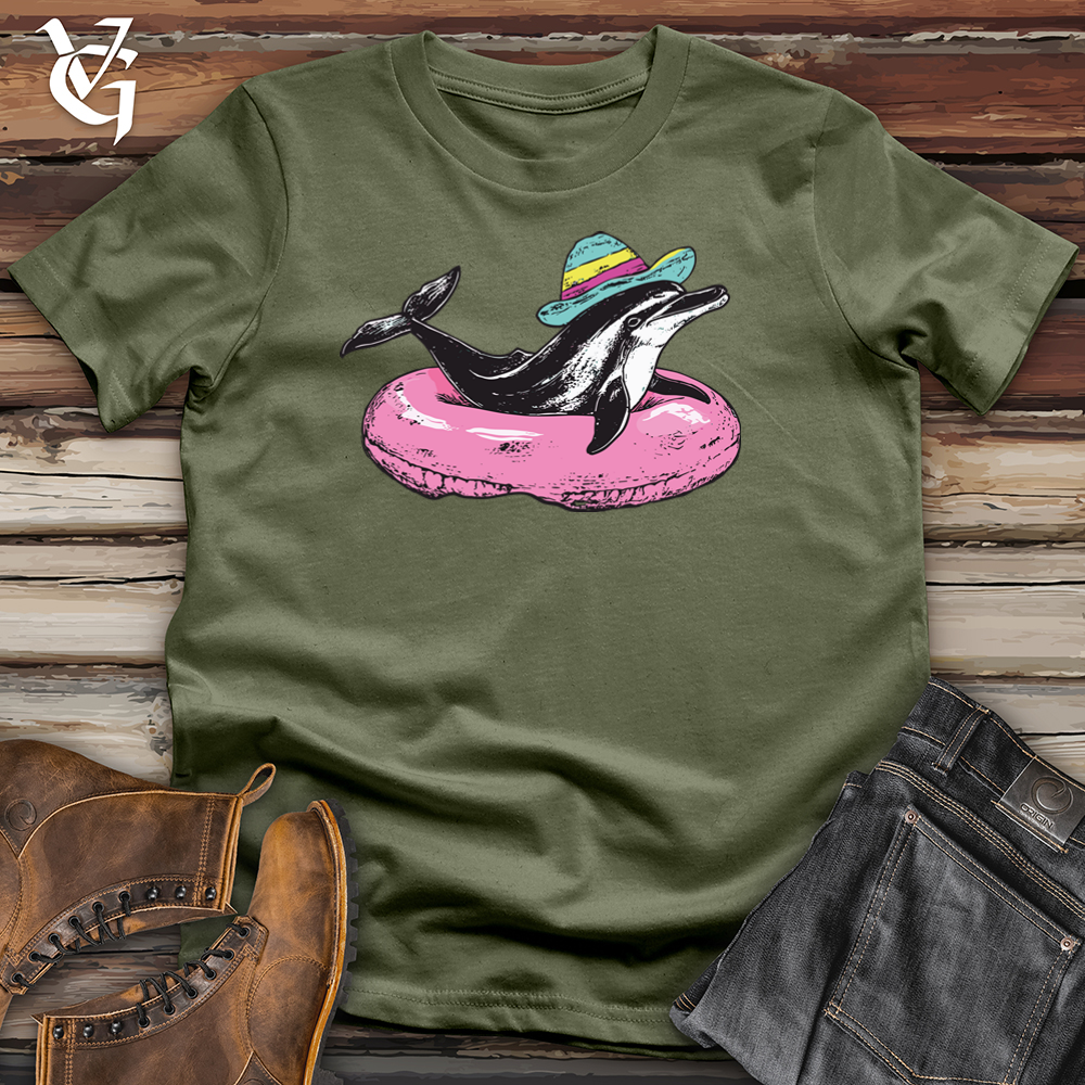 Viking Goods Dolphin Tube Softstyle Tee Military Green / S