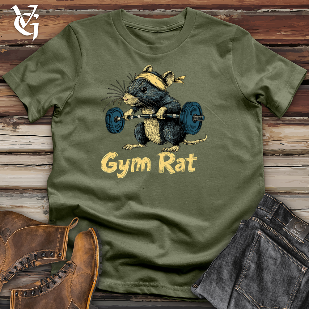 Viking Goods Gym Rat Softstyle Tee Military Green / S