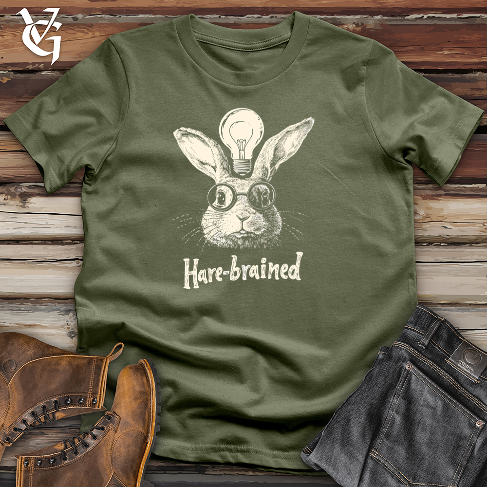Viking Goods Hare-Brained Softstyle Tee Military Green / S