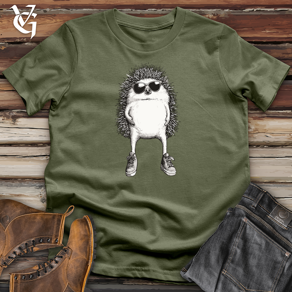 Viking Goods Hip Hedgehog Softstyle Tee Military Green / S