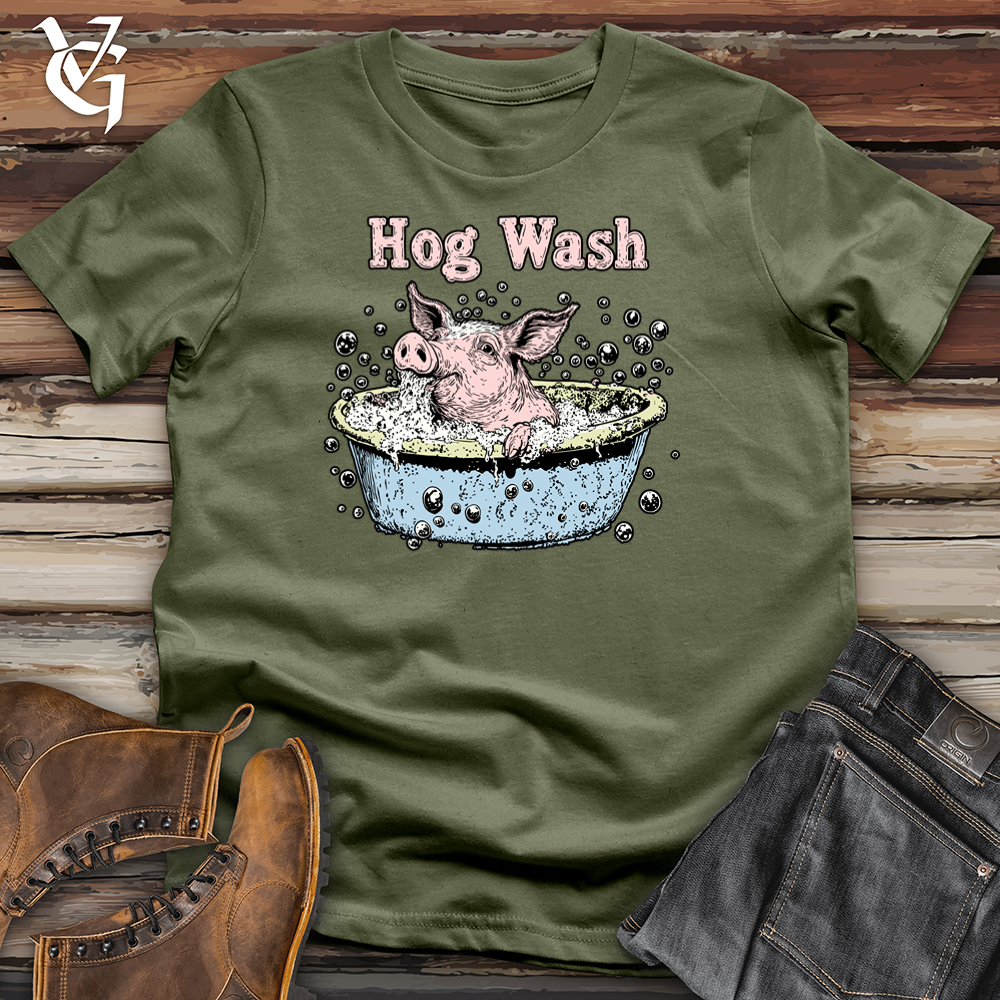 Viking Goods Hog Wash Softstyle Tee Military Green / S