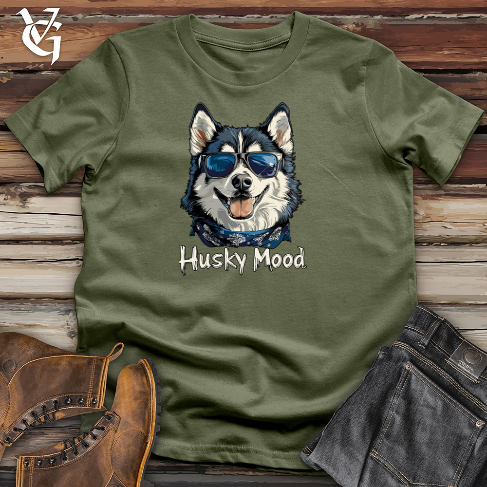 Viking Goods Husky Mood Softstyle Tee Military Green / S