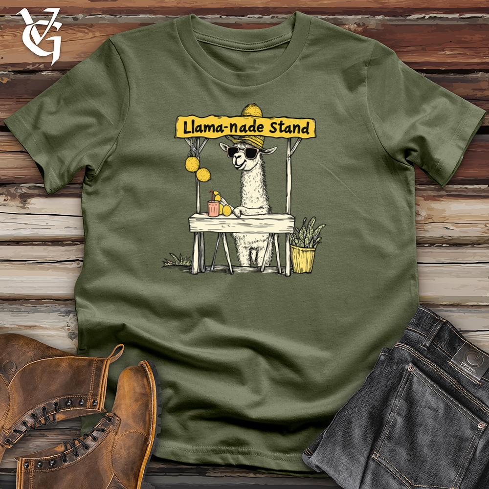 Viking Goods Llamanade Stand Softstyle Tee Military Green / S