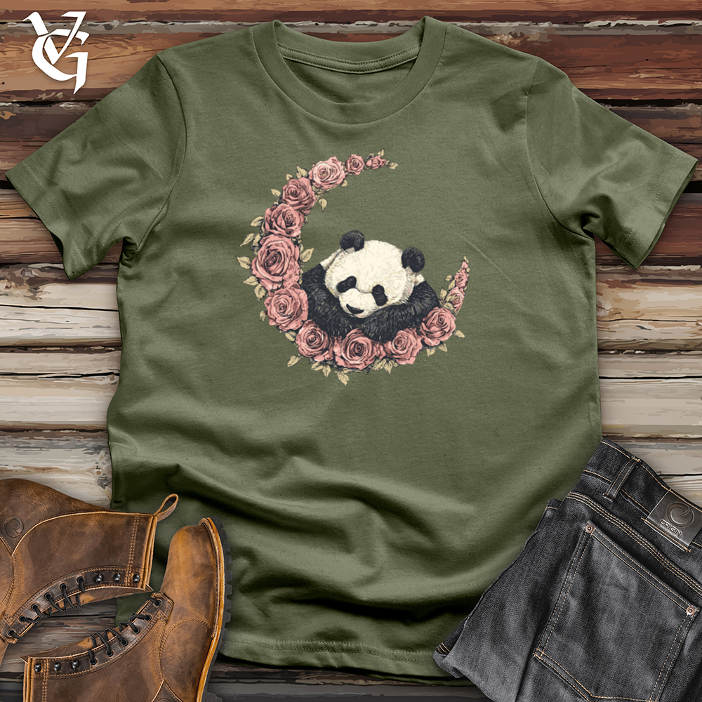Viking Goods Love Sick Panda Softstyle Tee Military Green / S