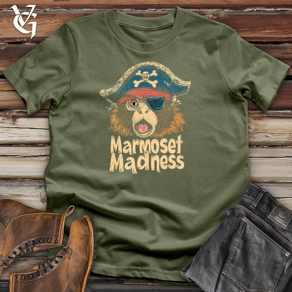 Viking Goods Marmoset Madness Softstyle Tee Military Green / S
