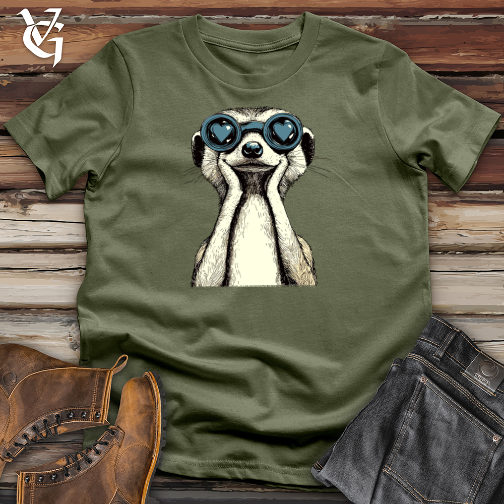 Viking Goods Meerkat Mood Softstyle Tee Military Green / S