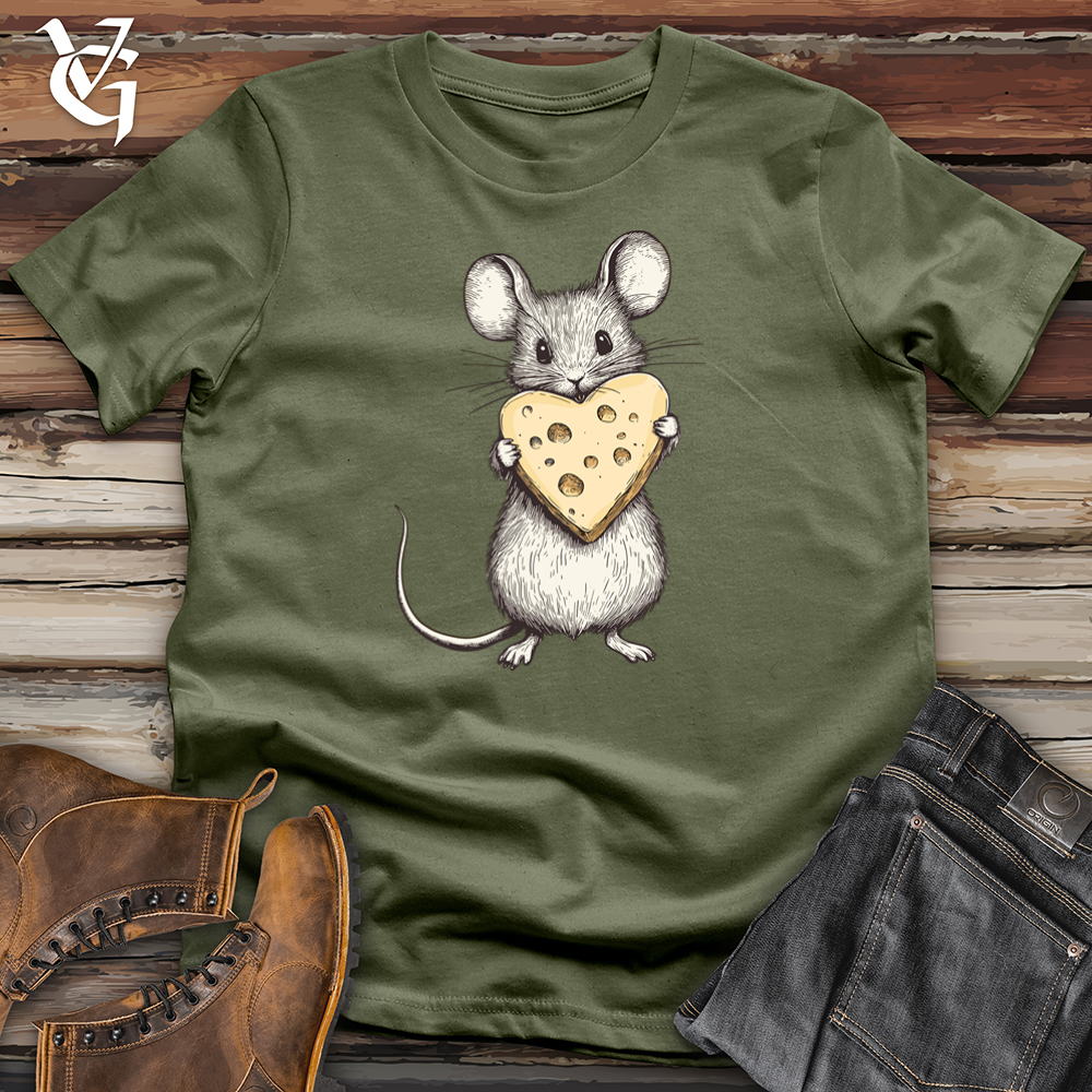 Viking Goods Mouse Valentine Softstyle Tee Military Green / S
