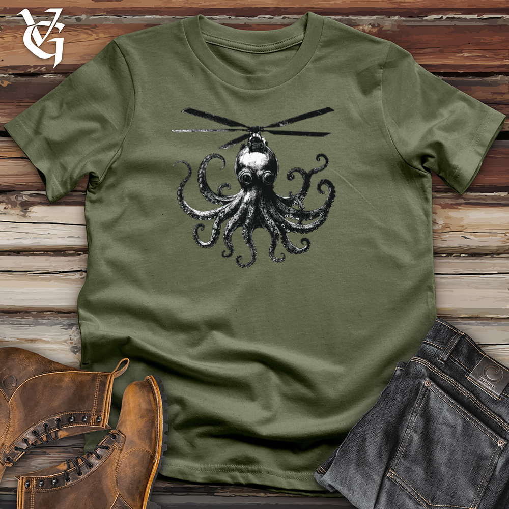 Viking Goods Octocopter Softstyle Tee Military Green / S