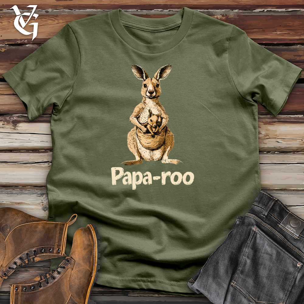 Viking Goods Papa Roo Softstyle Tee Military Green / S