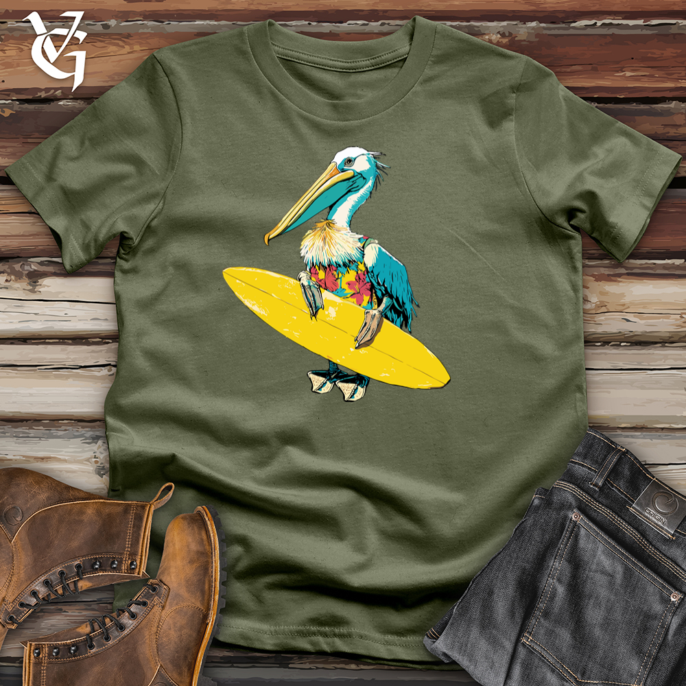 Viking Goods Pelican Surf Softstyle Tee Military Green / S