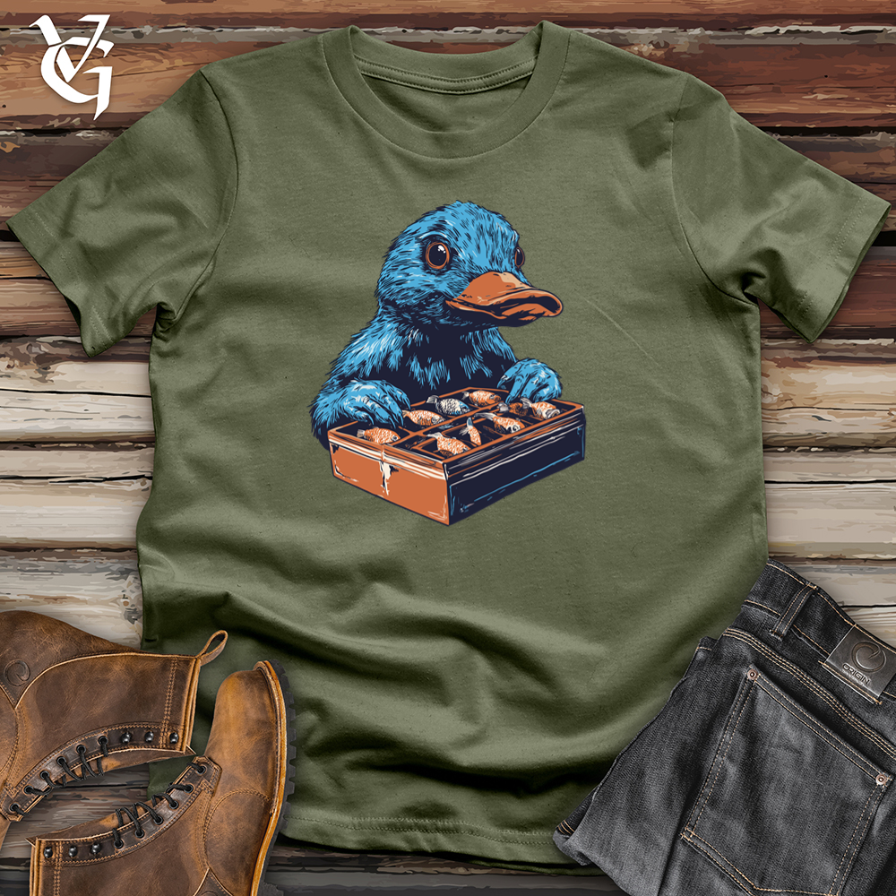 Viking Goods Platypus Box Of Fish Softstyle Tee Military Green / S