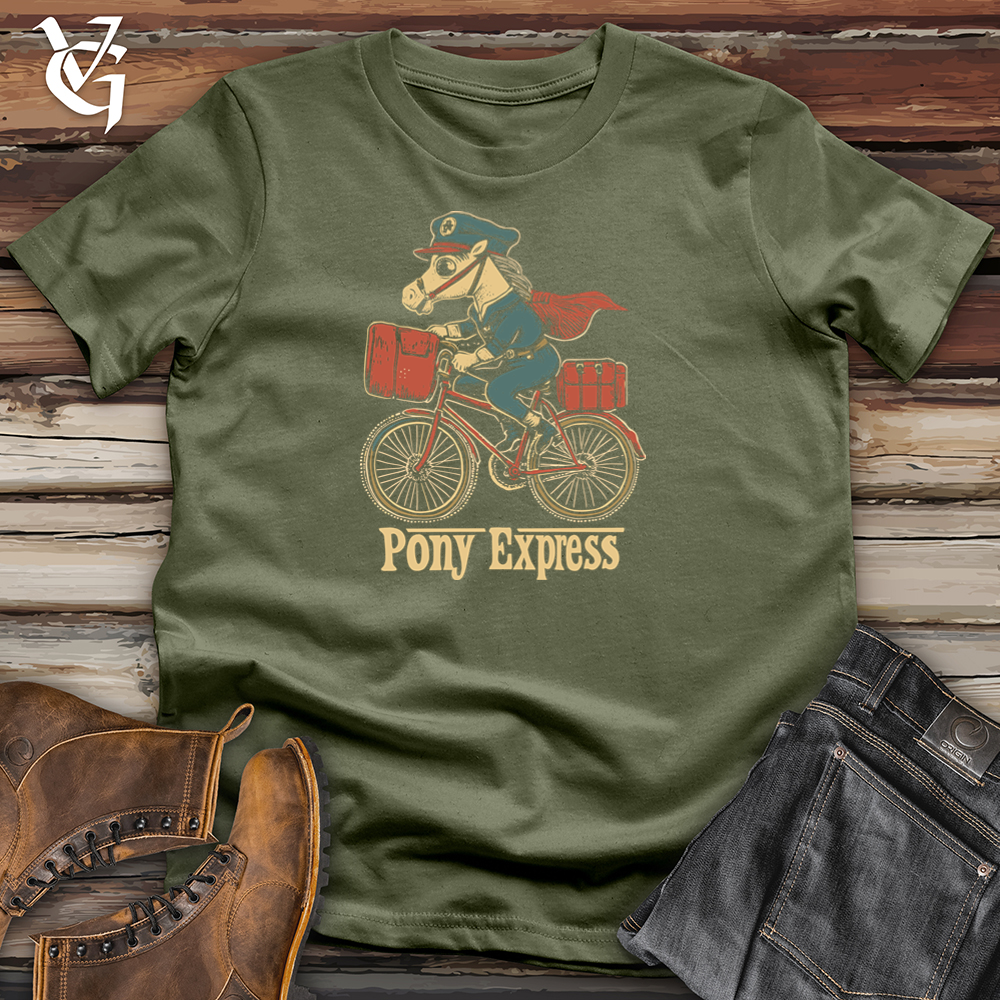 Viking Goods Pony Express Softstyle Tee Military Green / S